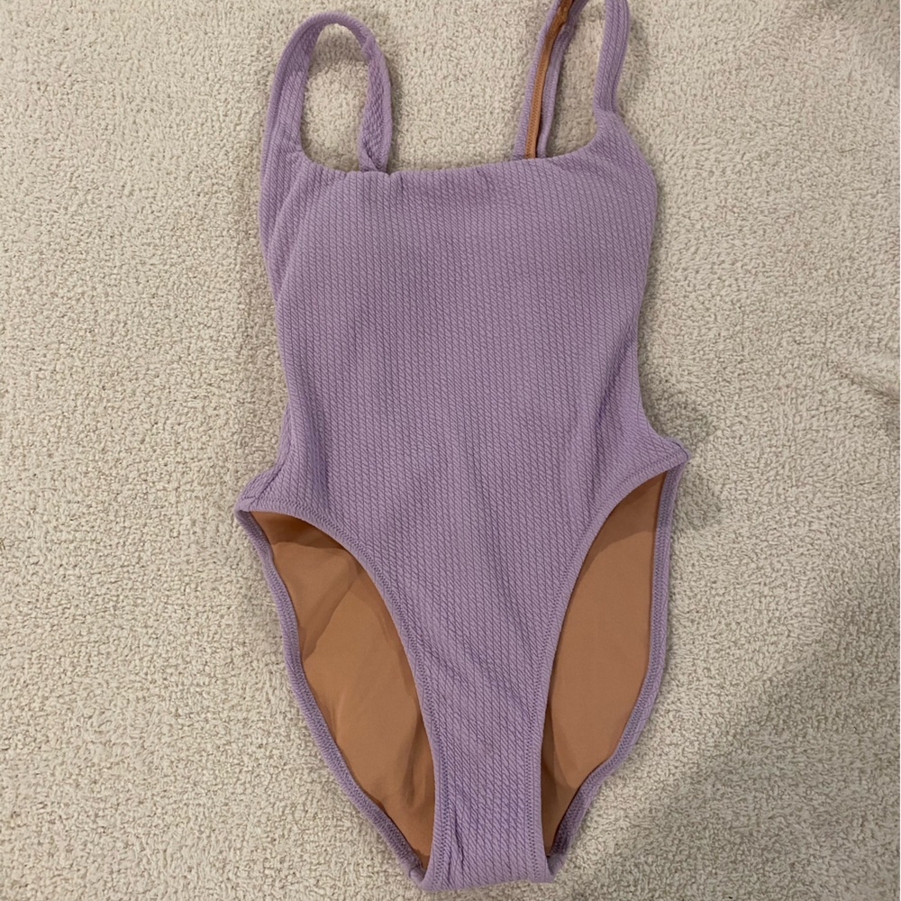J. Crew Purple One Piece Swimsuit